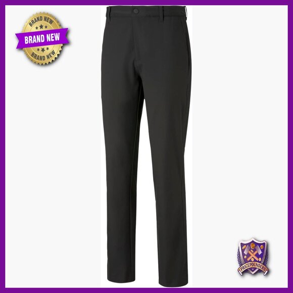 Men's Golf Track Pants Moisture-Wicking Stretch Fit UPF 50+